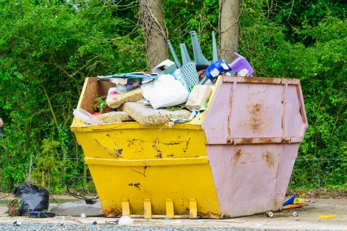 Professional team handling office clearance in West Ham