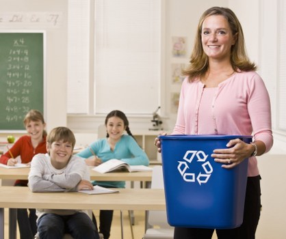 Client scheduling rubbish removal service