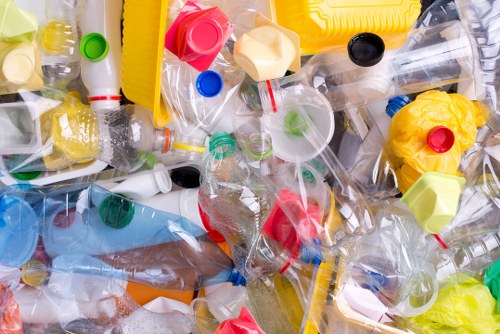 Recycling facilities processing construction waste materials